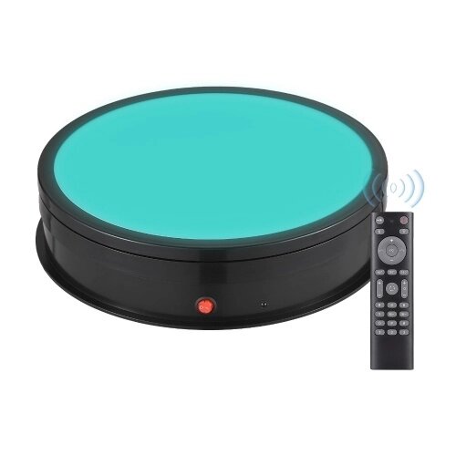 30 см/11,8 дюймов моторизованный вращающийся дисплейный стенд с RGB подсветкой дисплейное основание вращающийся на 360° электрический поворотный стол для фотосъемки - акции