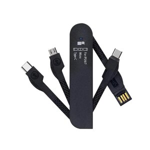 1,5 А USB-кабель Type-C-Micro-iP5/6/7 Многофункциональный зарядный адаптер для iPhone Xiaomi для мобильного телефона Sam