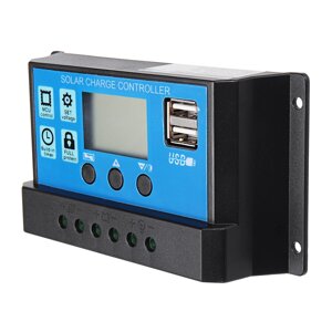 10/20/30/40/50A MPPT Solar Controller LCD Solar Charge Controller Accuracy Solar Panel Battery Regulator