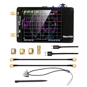 10KHz-1.5GHz MF HF VHF UHF Digital NanoVNA-H Vector Network Antenna Analyzer Support 32G SD Card