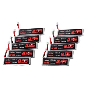 10Pcs URUAV 3.8V 550mah 50 / 100C 1S HV 4.35V PH2.0 lipo батарея для emax tinyhawk kingkong / LDARC TINY