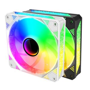 120 мм 5V / 3Pin ARGB Crystal Surface Вентилятор охлаждения AURA SYNC PC Cooler PWM Контроль температуры