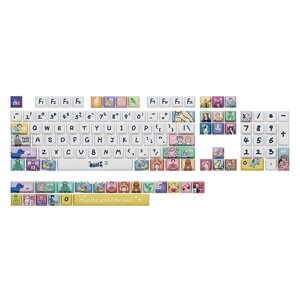 123 Keys Spray Theme PBT Keycap Set XDA Profile Sublimation American Масло Paint Keycaps для Механический клавиатур