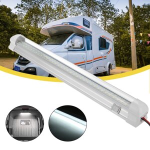 12V-85V 72LED 33cm Авто Внутренняя световая полоса Bar Van Bus Автоavan Truck ON / OFF Switch