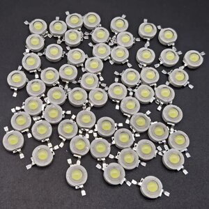 20/50 Шт. 1 вт 3 вт 3,2-3,6 в 100-220LM LED COB лампа чип мини LED лампа диодная SMD для DIY LED прожектор точечный свет