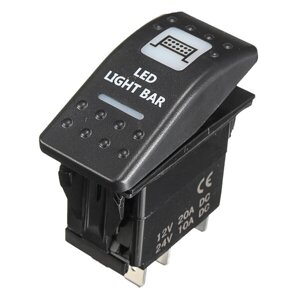 20A 12V LED Переключатель включения / выключения тумблера Светодиодный Барный выключатель