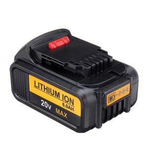 20V 6.0ah replaceable power tool battery replacement for dew DCB200 DCB180 DCB181 DCB182 DCB184 DCB201 DCB203 DCB204 DCB