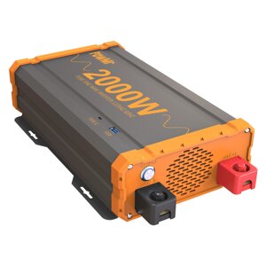 24V-220V 2000W Высоковольтный автономный инвертор с чистой синусоидой Авто Домашний автономный преобразователь мощности