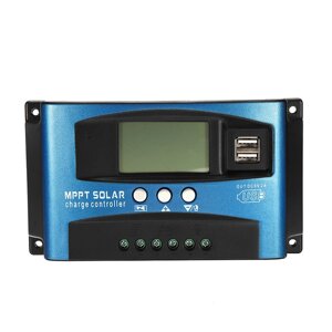 30/40/50/60/100A MPPT Солнечная Контроллер LCD Солнечная Контроллер заряда Точность Dual USB Солнечная Панель Батарея Ре