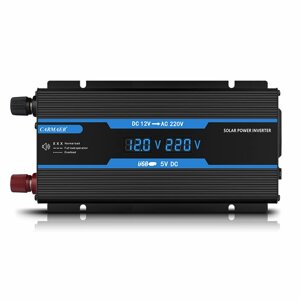 350W доработанный инвертор 12V DC волны синуса к инвертору силы DC Солнечная 220V с двойным цифровым Дисплей