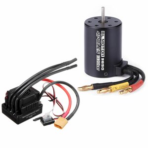 3650 3900KV Мотор W/ 120A Бесколлекторный ESC Для 1/8 1/10 RC Авто Детали