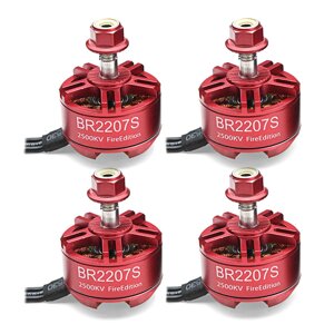 4X Racerstar 2207 BR2207S Fire Edition 2500KV 3-6S Бесколлекторный мотор для RC Дрон FPV Racing Frame Набор