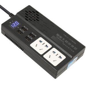 500W Пиковый автомобильный преобразователь напряжения DC 12V 24V в AC 220V 4 USB модифицированный синусоидальный конверт