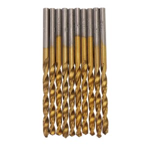 50pcs Titanium Coated High Speed Steel Twist Дрель Bit1/1.5/2/2.5/3mm Twist Дрель BitWoodworking