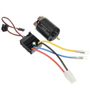 540 Мотор 60A ESC Carbon Brushed Shaft 3.175mm для 1/10 RC автомобилей