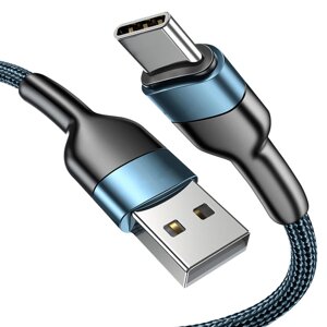 5A от USB-A до Тип-C Кабель для быстрой зарядки и передачи данных Pure Медь Core Line 1M/длина 2 м для Huawei P50 для Sa