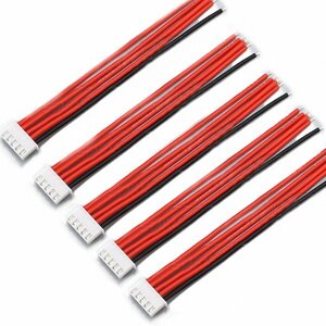 5PCS 4S 5Pin 2.54XH 30cm Lipo Батарея Зарядное устройство Силиконовый Провод Базовый удлинительный кабель