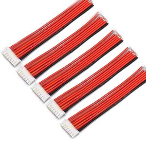 5PCS 6S 7Pin 2.54XH 30cm Lipo Батарея Зарядное устройство Силиконовый Провод Весы удлинительный кабель