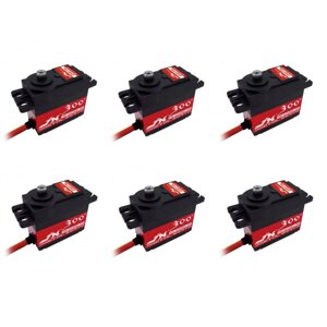 6PCS JX Servo PDI-6225MG-300 Градусов PDI-6225MG 25 кг Metal Gear Digital Сервопривод Для самолета RC