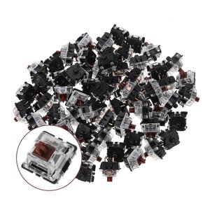 70PCS Pack 3Pin Gateron Тактильный коричневый переключатель Клавиатура Переключатель для Механический игр Клавиатура