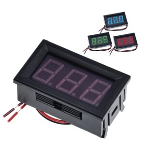 AC 70-500V 0.56inch Two-wire Digital Voltmeter LED Digital Display 2 Wires Red Green Blue Display AC Voltage Meter Head