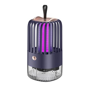 AGSIVO Аккумуляторная электрическая ловушка для комаров Уничтожение комаров Лампа Ловушка для мух с 2000 мАч Батарея Для