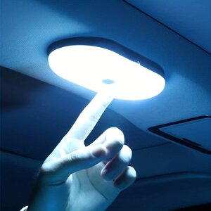 Аккумуляторная USB Авто Лампа для чтения LED Внутреннее освещение Авто Потолочное внутреннее освещение Заднее внутреннее