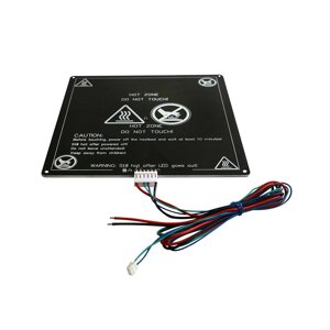 Anet 220x220x3mm 120W 12V MK3 Алюминиевая плата PCB с подогревом и Провод для 3D-принтера