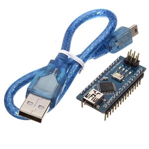 ATmega328P Arduino Compatible Nano V3 Improved Version с USB кабелем