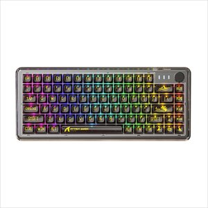 Attack Shark K75 81 клавиша Прозрачный Механический Клавиатура Проводной RGB с горячей заменой Двойной ISSP Звукоизоляци