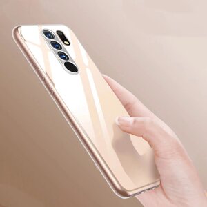 Bakeey для Xiaomi Redmi 9 Чехол Кристалл прозрачный противоударный жесткий ПК не желтый защитный Чехол неоригинальный