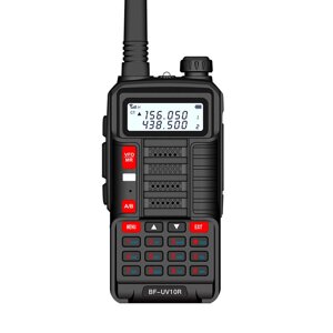 BAOFENG BF-UV10R Plus 10W 4800mAh UV Dual Стандарты Двусторонний портативный Радио Черный Walkie Talkie 128 каналов LED