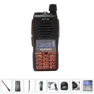 BAOFENG GT-5 10 Вт High Power Professional Walkie Talkie Long Range Dual Стандарты CB Ham UV82 Two Way Радио Comunicador