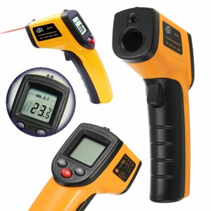 BENETECH GM320 Non Contact Laser LCD Display Digital IR Infrared Thermometer Temperature Meter Gun -50 to 330