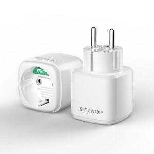 BlitzWolf BW-SHP15 Zigbee 3.0 16A 3680W Smart Plug Wireless Power Socket Outlet EU Plug APP Remote Control / Voice Cont