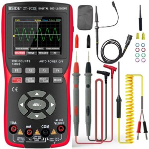 BSIDE ZT702S Digital Мультиметр Auto True RMS Tranistor Зонд Multimetro Meter 48M/S 10MHZ PC Хранение данных сигнала Осц