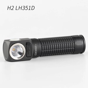 Convoy H2 LH351D LED Фонарик + налобный фонарь 18650 Налобный фонарь Lanterna Мощный фонарь Рыбалка Налобный фонарь Type