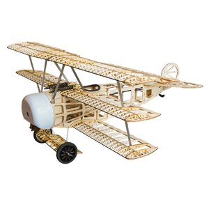 Dancing Wings Hobby S17 Fokker Dr. I 770mm Wingspan Balsa Wood RC Airplane Fighter KIT/ KIT+Power Combo