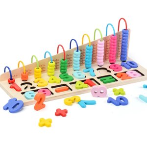 Детский учебник по математике Abacus Computing Frame Blocks Toys