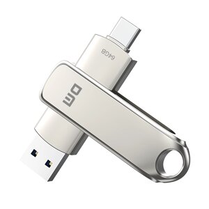 DM Type-C и USB3.1 Gen1 Flash Диск Память с двумя интерфейсами Flash Диск 64G 128G 256G 512G Флэш-накопитель с вращением