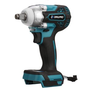 Drillpro 18V 300N. M Bare Metal Cordless Electric Бесколлекторный Impact Гаечный ключ Бесступенчатый переключатель