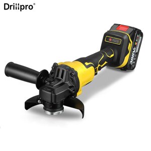 Drillpro 388VF 1280 Вт 8500 об/мин 3 передачи 125 мм Бесколлекторный Литиевая электрическая угловая шлифовальная машина