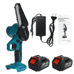 Drillpro 4 дюймов Электрическая цепная пила Mini Cordless 550W Одноручная пила Деревообрабатывающий резак по дереву с 1