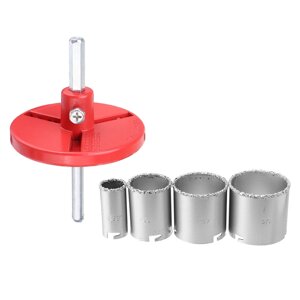 Drillpro 6pcs 33mm to 73mm How Saw Cutter for Tile Ceramic