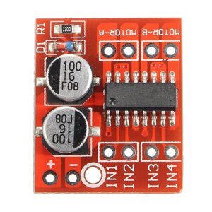 Двухканальный L298N DC Мотор Плата драйвера PWM Speed Dual H Bridge Stepper Module