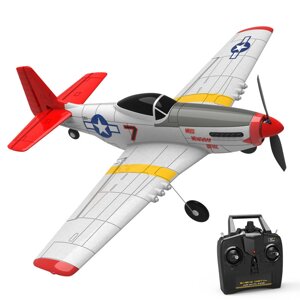 Eachine Mini Mustang P-51D 761-5 EPP 400mm Wingspan 2.4G 6-Axis Gyro RC Airplane Trainer Fixed Wing RTF One Key Return f