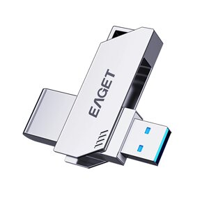 Eaget F20 USB3.0 Flash Диск сплав цинка 360° Rotation Pendrive Flash Memory Disk 32G 64G 128G 256G Thumb Drive