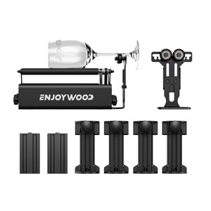 ENJOYWOOD R3 PRO Роторный Ролик с отделяемым опорным модулем и удлинителями для гравера Лазер