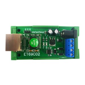 ET69C02 DC 12 В RS485 Modbus RTU TCP в сеть Ethernet UDP TCP Клиентский сервер Преобразователь MQTT Сервер последователь