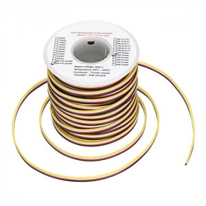 EUHOBBY 20m 26AWG Soft Силиконовый Линия высокотемпературный луженый Медь Провод Кабель